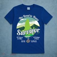 Road To Hana Survivor Curvy Palm Maui Hawaii Lover Gift T-Shirt thumb 5