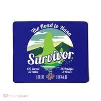 Road To Hana Survivor Curvy Palm Maui Hawaii Lover Gift Mousepad thumb 0