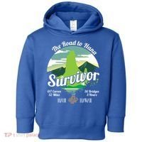 Road To Hana Survivor Curvy Palm Maui Hawaii Lover Gift Toddler Hoodie thumb 0