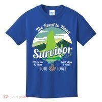 Road To Hana Survivor Curvy Palm Maui Hawaii Lover Gift Kids T-Shirt thumb 0