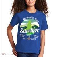 Road To Hana Survivor Curvy Palm Maui Hawaii Lover Gift Kids T-Shirt thumb 2
