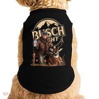 Retro Trump Hunting Deer Funny Beer Drinking Beer Hunting Doggie Tank thumb 0