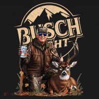 Retro Trump Hunting Deer Funny Beer Drinking Beer Hunting Women's Hoodie thumb 2