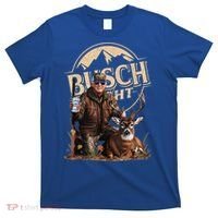 Retro Trump Hunting Deer Funny Beer Drinking Beer Hunting T-Shirt thumb 0