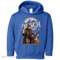 Retro Trump Hunting Deer Funny Beer Drinking Beer Hunting Toddler Hoodie thumb 0