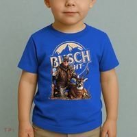 Retro Trump Hunting Deer Funny Beer Drinking Beer Hunting Toddler T-Shirt thumb 2