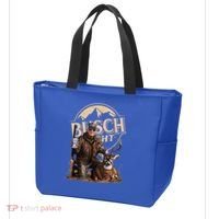 Retro Trump Hunting Deer Funny Beer Drinking Beer Hunting Tote Bag thumb 3