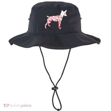 Rat Terrier Heart Dog Valentine's Day Gift Bucket Hat