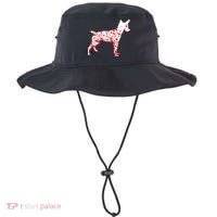 Rat Terrier Heart Dog Valentine's Day Gift Bucket Hat thumb 0