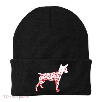 Rat Terrier Heart Dog Valentine's Day Gift Beanie