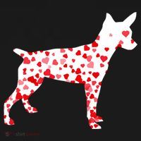 Rat Terrier Heart Dog Valentine's Day Gift Women's Hoodie thumb 2