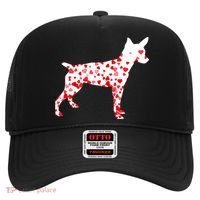 Rat Terrier Heart Dog Valentine's Day Gift Hat thumb 0
