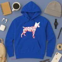 Rat Terrier Heart Dog Valentine's Day Gift Hoodie thumb 3