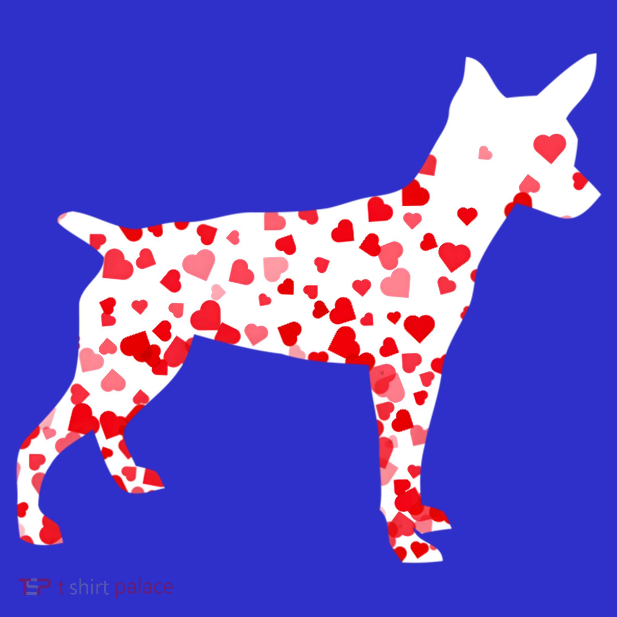 Rat Terrier Heart Dog Valentine's Day Gift Sweatshirt