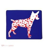 Rat Terrier Heart Dog Valentine's Day Gift Mousepad thumb 0