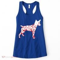 Rat Terrier Heart Dog Valentine's Day Gift Women's Tank Top thumb 0