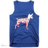 Rat Terrier Heart Dog Valentine's Day Gift Tank Top thumb 0