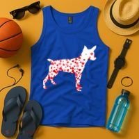 Rat Terrier Heart Dog Valentine's Day Gift Tank Top thumb 4