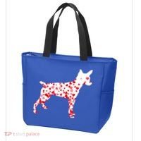 Rat Terrier Heart Dog Valentine's Day Gift Tote Bag thumb 3