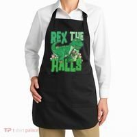 Rex The Halls Dinosaur Christmas Apron thumb 2