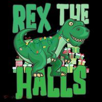 Rex The Halls Dinosaur Christmas Coffee Mug thumb 5