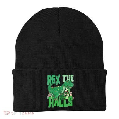 Rex The Halls Dinosaur Christmas Beanie