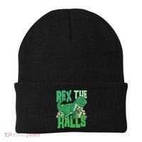 Rex The Halls Dinosaur Christmas Beanie thumb 0