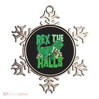 Rex The Halls Dinosaur Christmas Ornament thumb 0