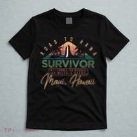 Road To Hana Survivor Curvy Palm Maui Hawaii Lover T-Shirt thumb 5