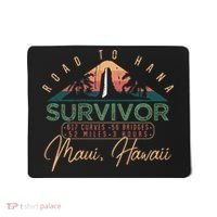 Road To Hana Survivor Curvy Palm Maui Hawaii Lover Mousepad thumb 0