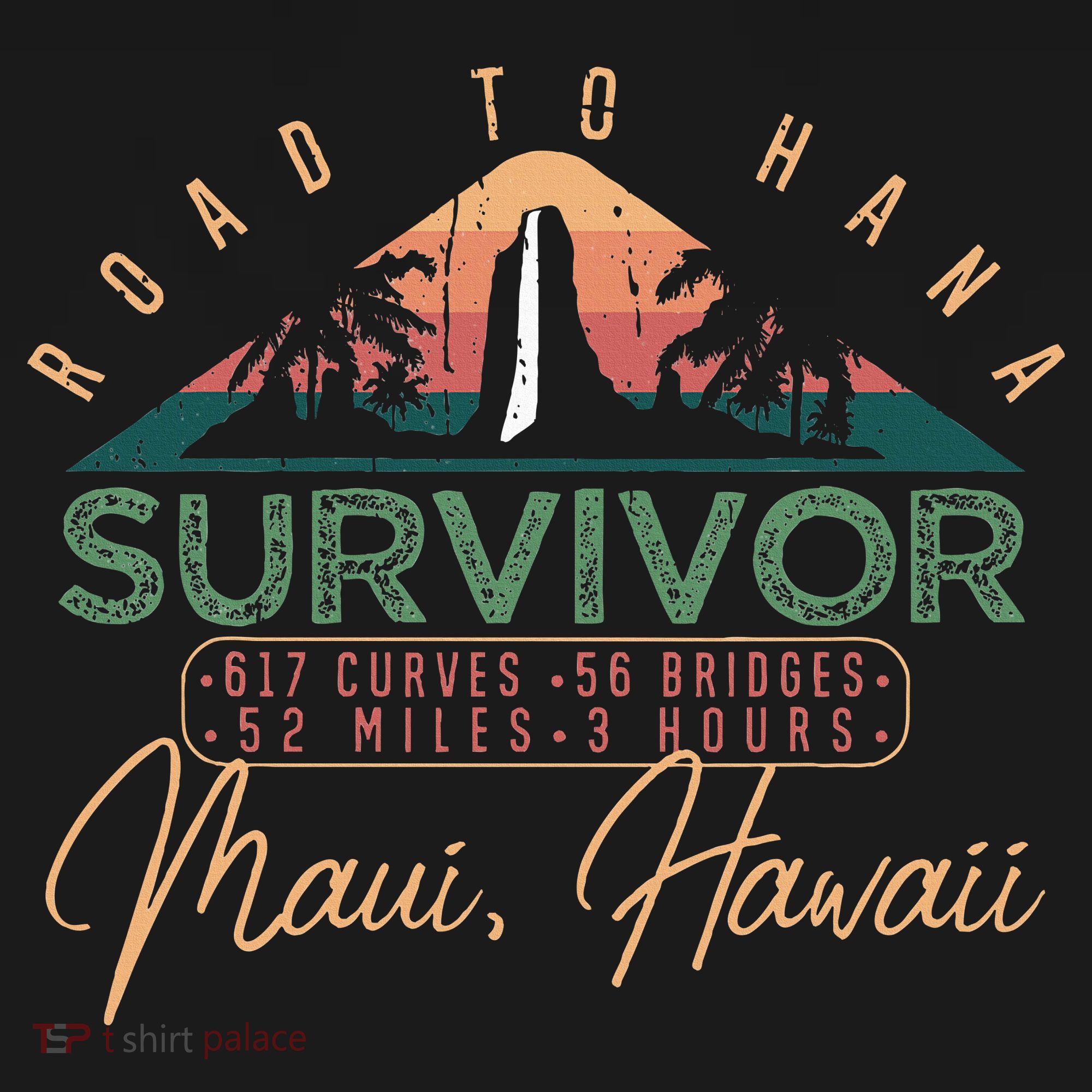 Road To Hana Survivor Curvy Palm Maui Hawaii Lover Mousepad