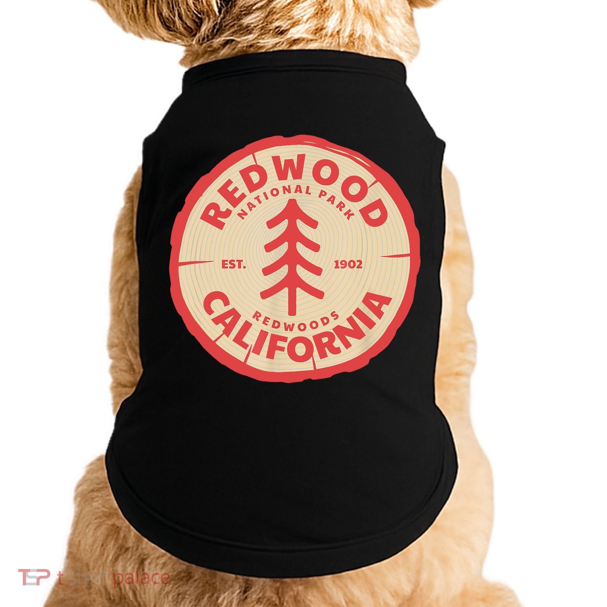 Redwood Trees In The National Forest TShirt Doggie Tank