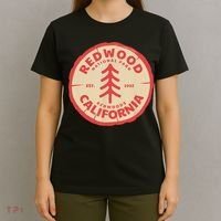 Redwood Trees In The National Forest TShirt T-Shirt thumb 4