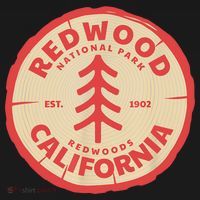 Redwood Trees In The National Forest TShirt Mousepad thumb 1