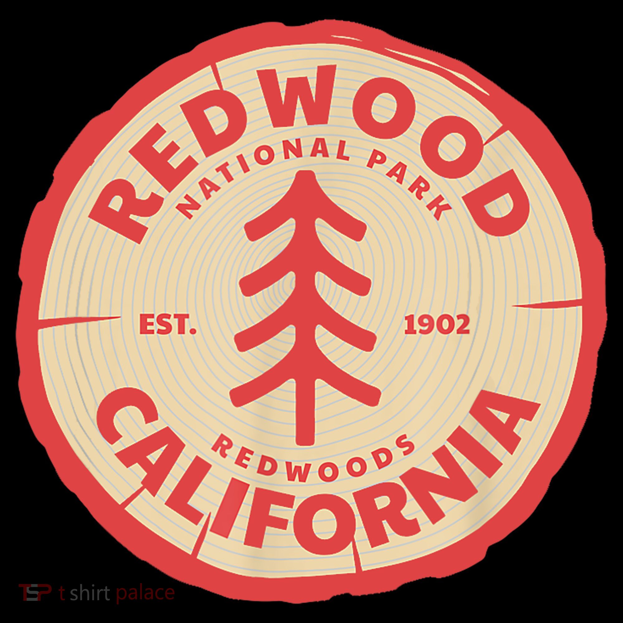 Redwood Trees In The National Forest TShirt Mousepad