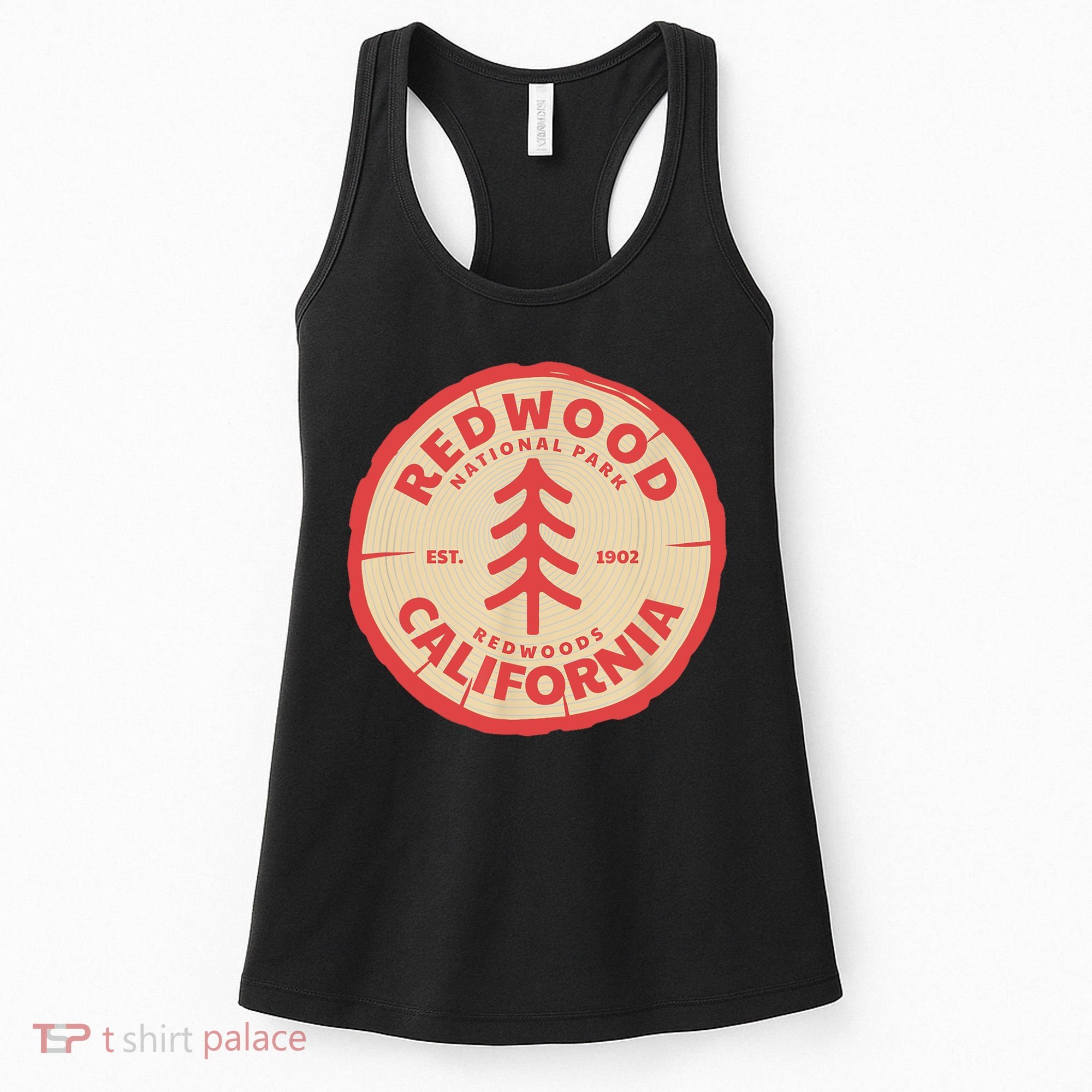 Redwood Trees In The National Forest TShirt Women's Tank Top