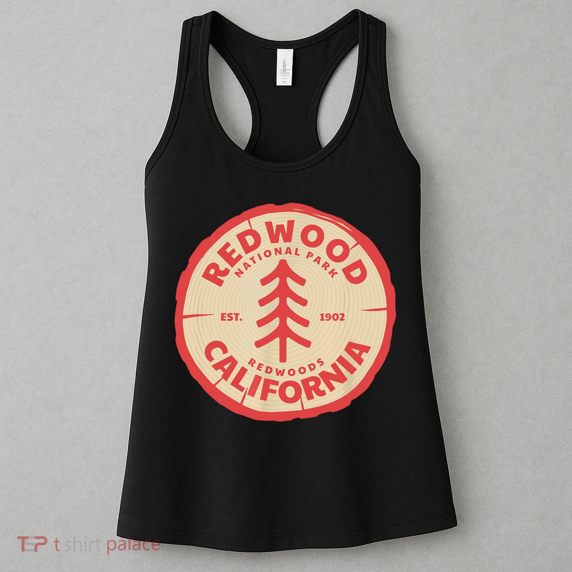 Redwood Trees In The National Forest TShirt Women's Tank Top