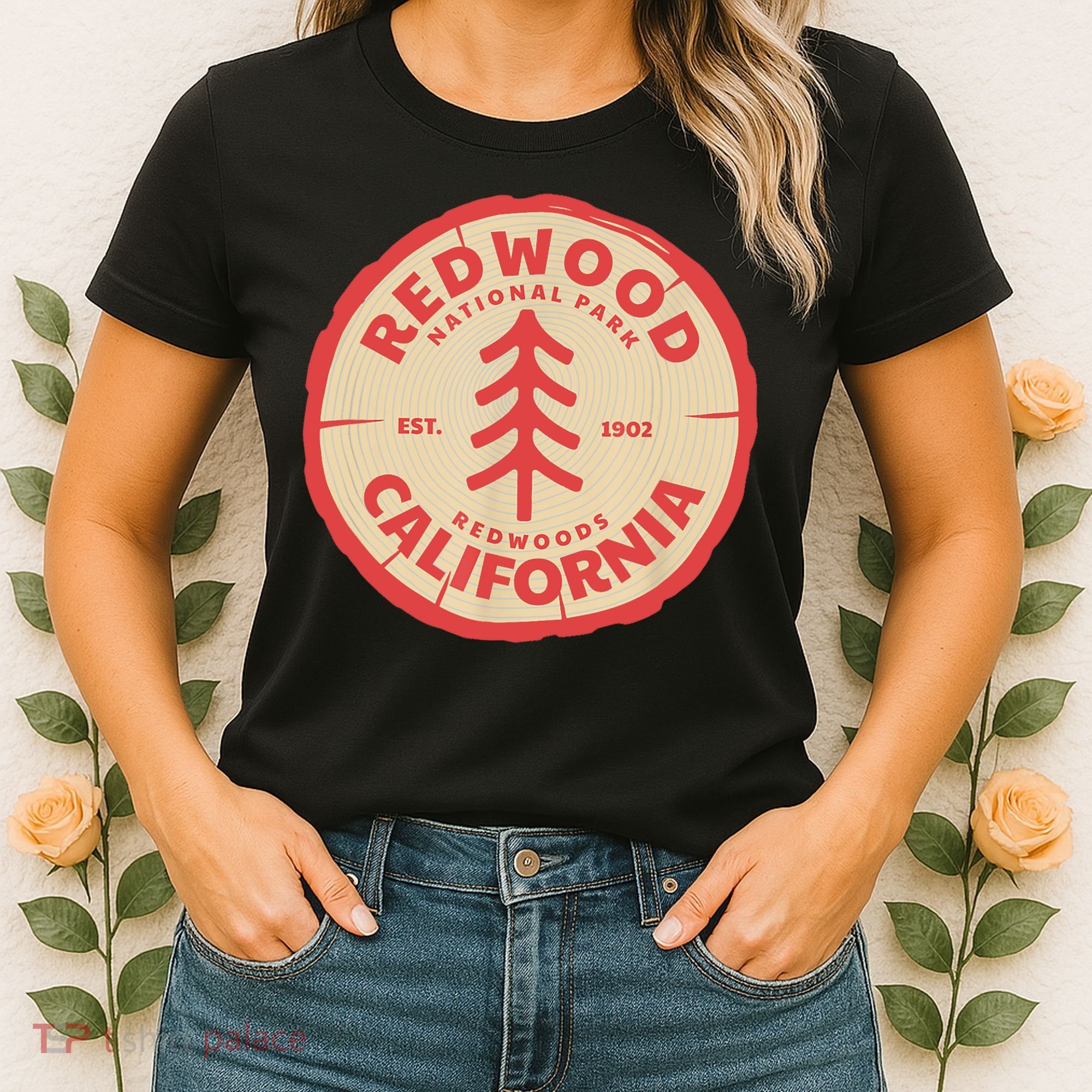 Redwood Trees In The National Forest TShirt Women's T-Shirt