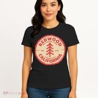 Redwood Trees In The National Forest TShirt Women's T-Shirt thumb 4