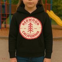Redwood Trees In The National Forest TShirt Kids Hoodie thumb 3
