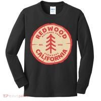 Redwood Trees In The National Forest TShirt Kids Long Sleeve Shirt thumb 0