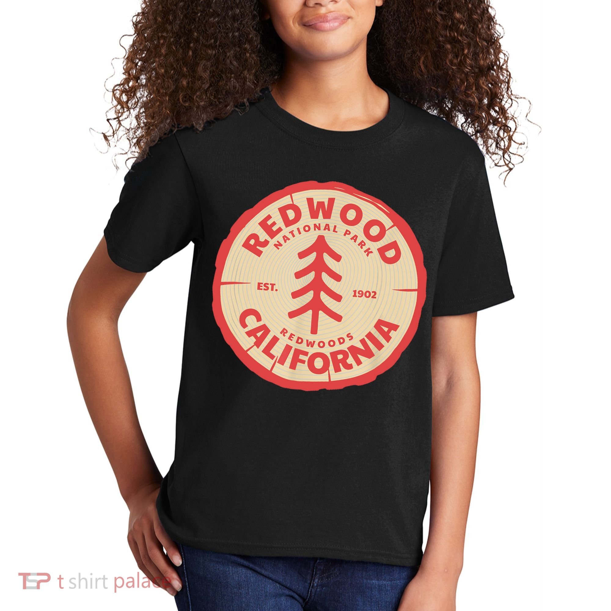 Redwood Trees In The National Forest TShirt Kids T-Shirt