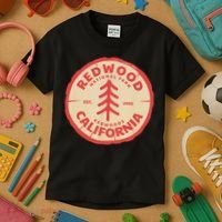 Redwood Trees In The National Forest TShirt Kids T-Shirt thumb 3