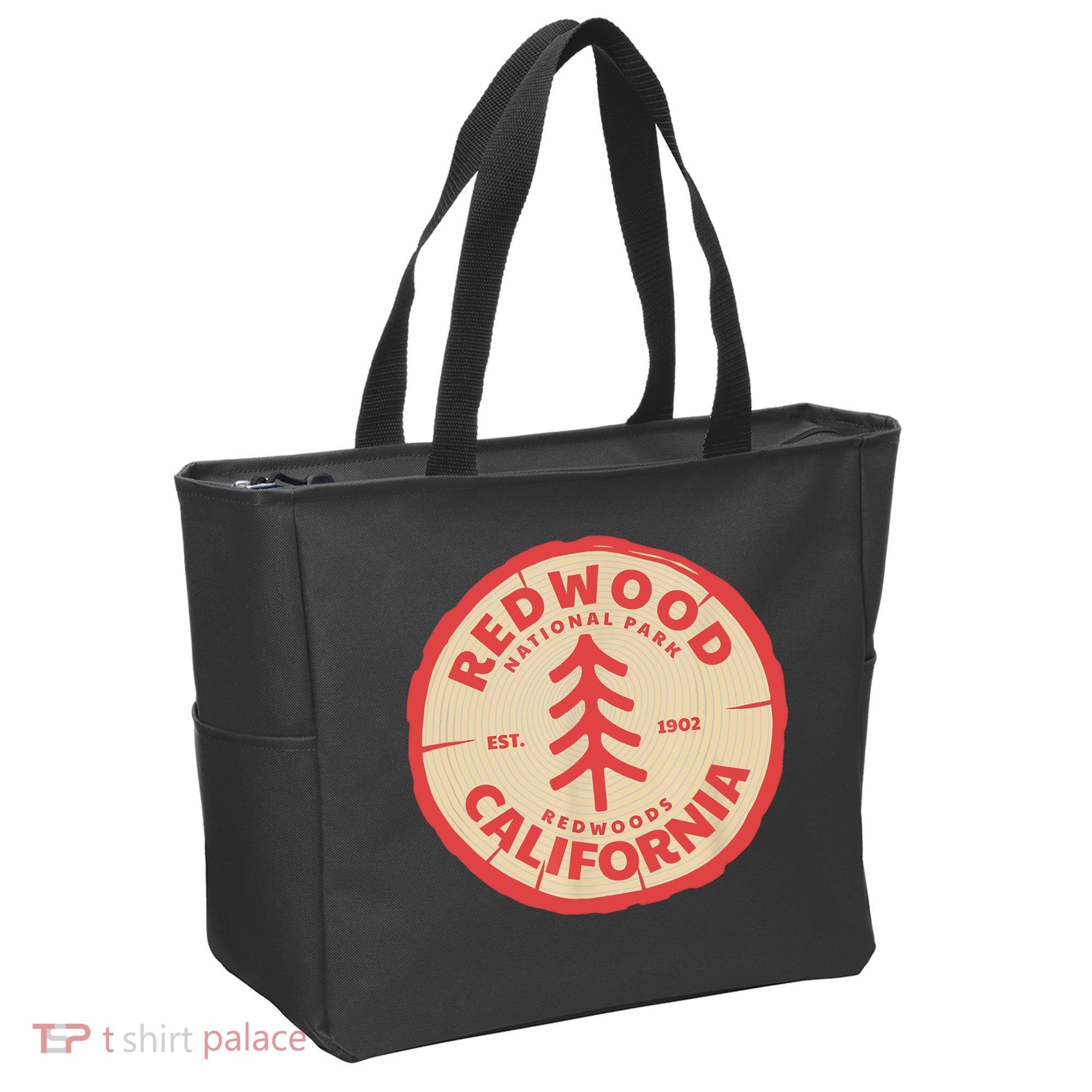 Redwood Trees In The National Forest TShirt Tote Bag
