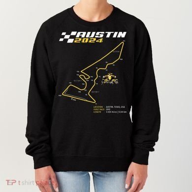 Race Track In Austin Formula Racing Circuits Sport Women's Sweatshirt