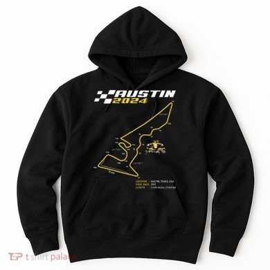 Race Track In Austin Formula Racing Circuits Sport Hoodie