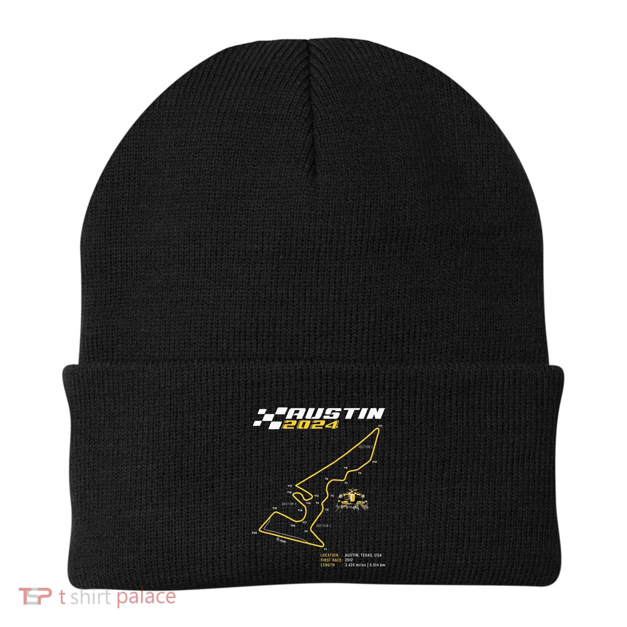 Race Track In Austin Formula Racing Circuits Sport Beanie
