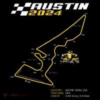 Race Track In Austin Formula Racing Circuits Sport Women's Hoodie thumb 2