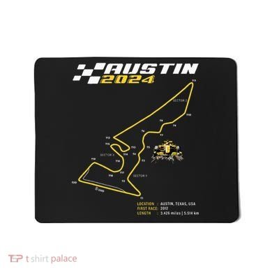 Race Track In Austin Formula Racing Circuits Sport Mousepad