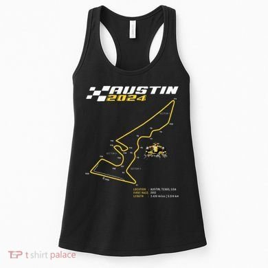 Race Track In Austin Formula Racing Circuits Sport Women's Tank Top
